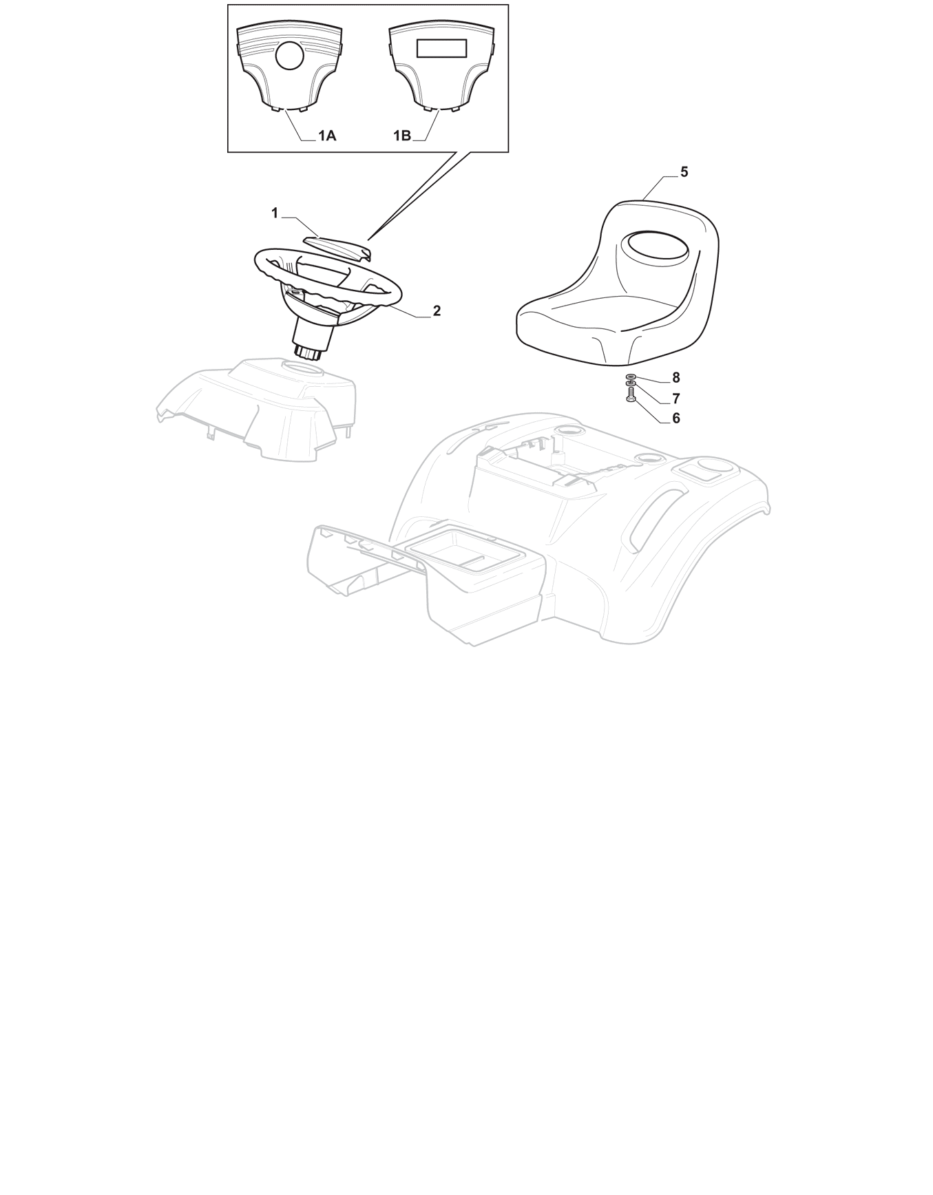Seat & Steering Wheel