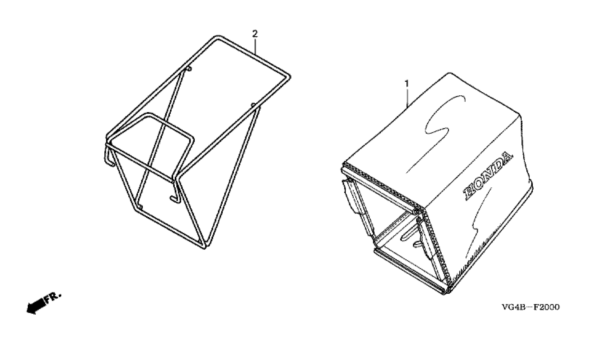 GRASS BAG & FRAME