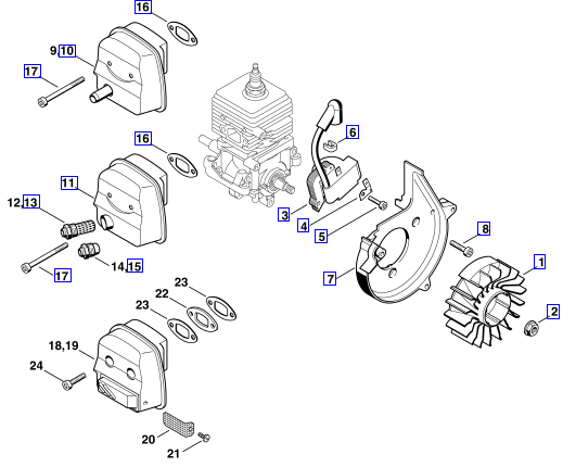 Ignition System-Muffler