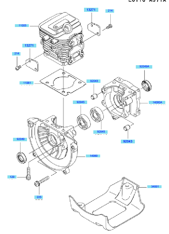 Cylinder - Crankcase
