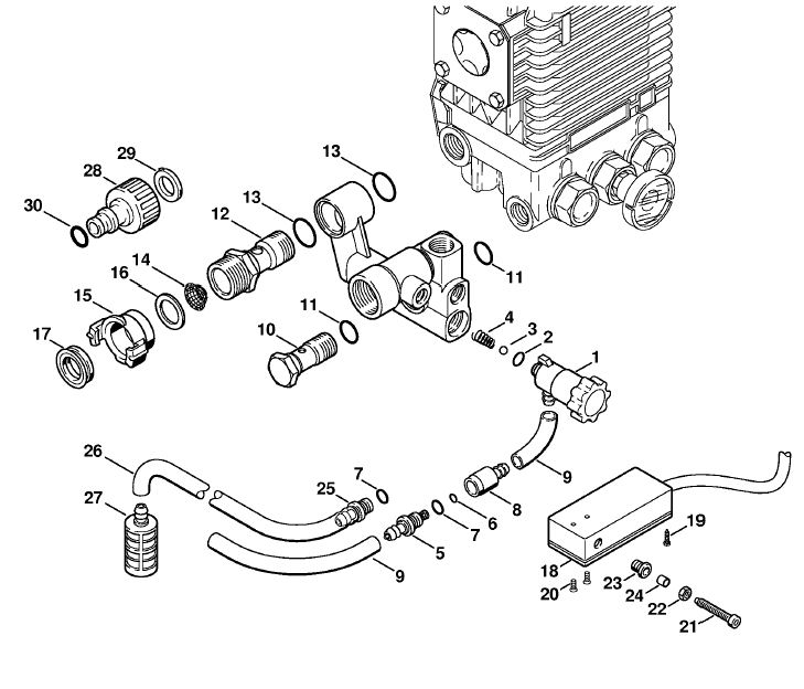 G Metering valve