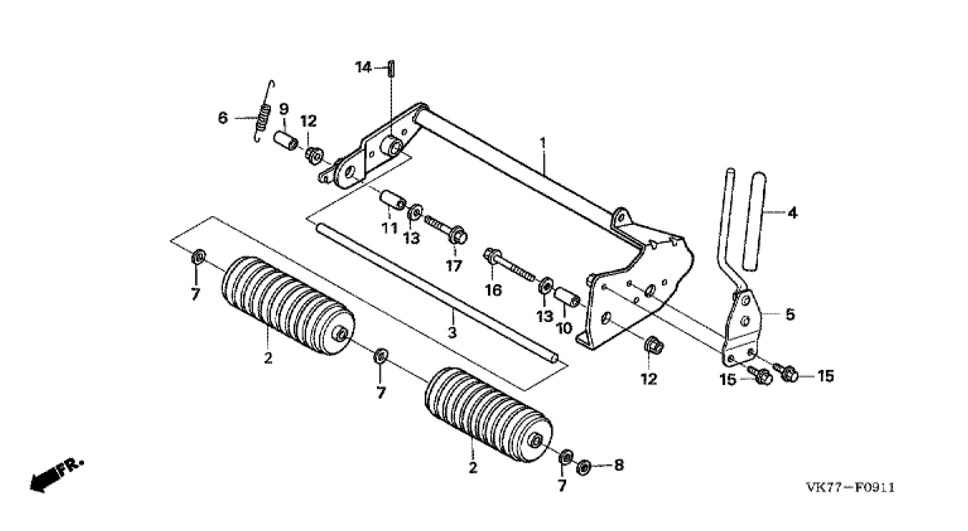 REAR ROLLER 