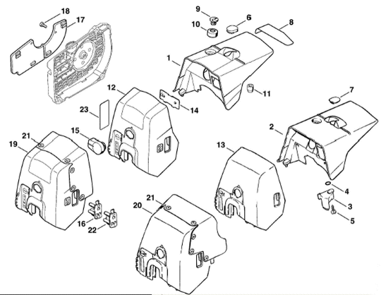 Shroud - Carburetor box cover