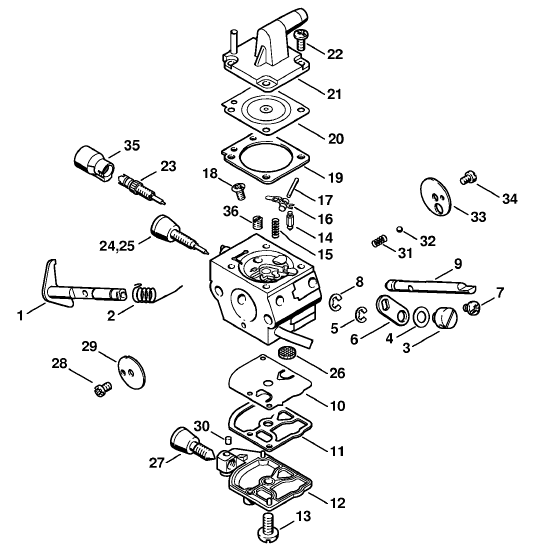 Carburetor C1QS138, C1QS139, C1QS82, C1QS83