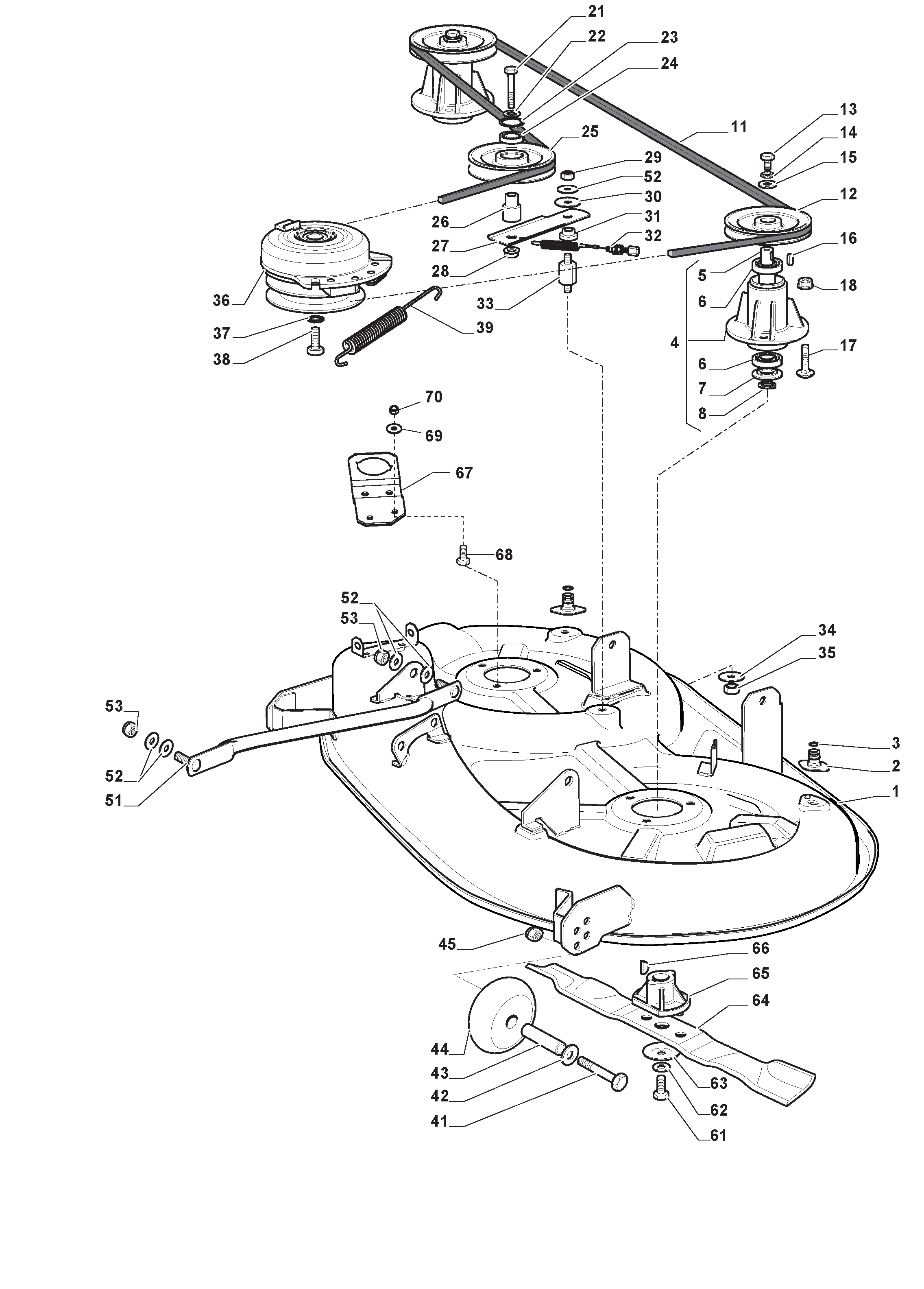 Cutting Plate With Electromagnetic Clutch
