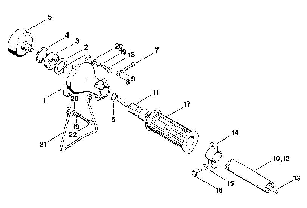 E-Clutch housing, Drive tube