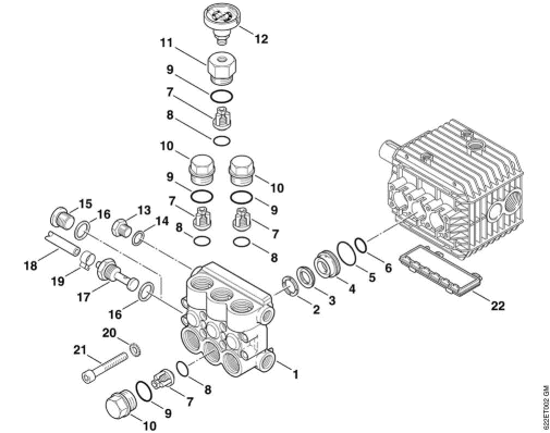 C-Valve block