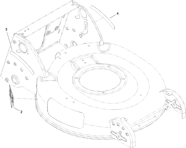 Deck Baffle Assembly No. 117-4113