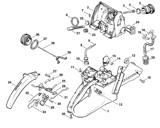 Tank housing