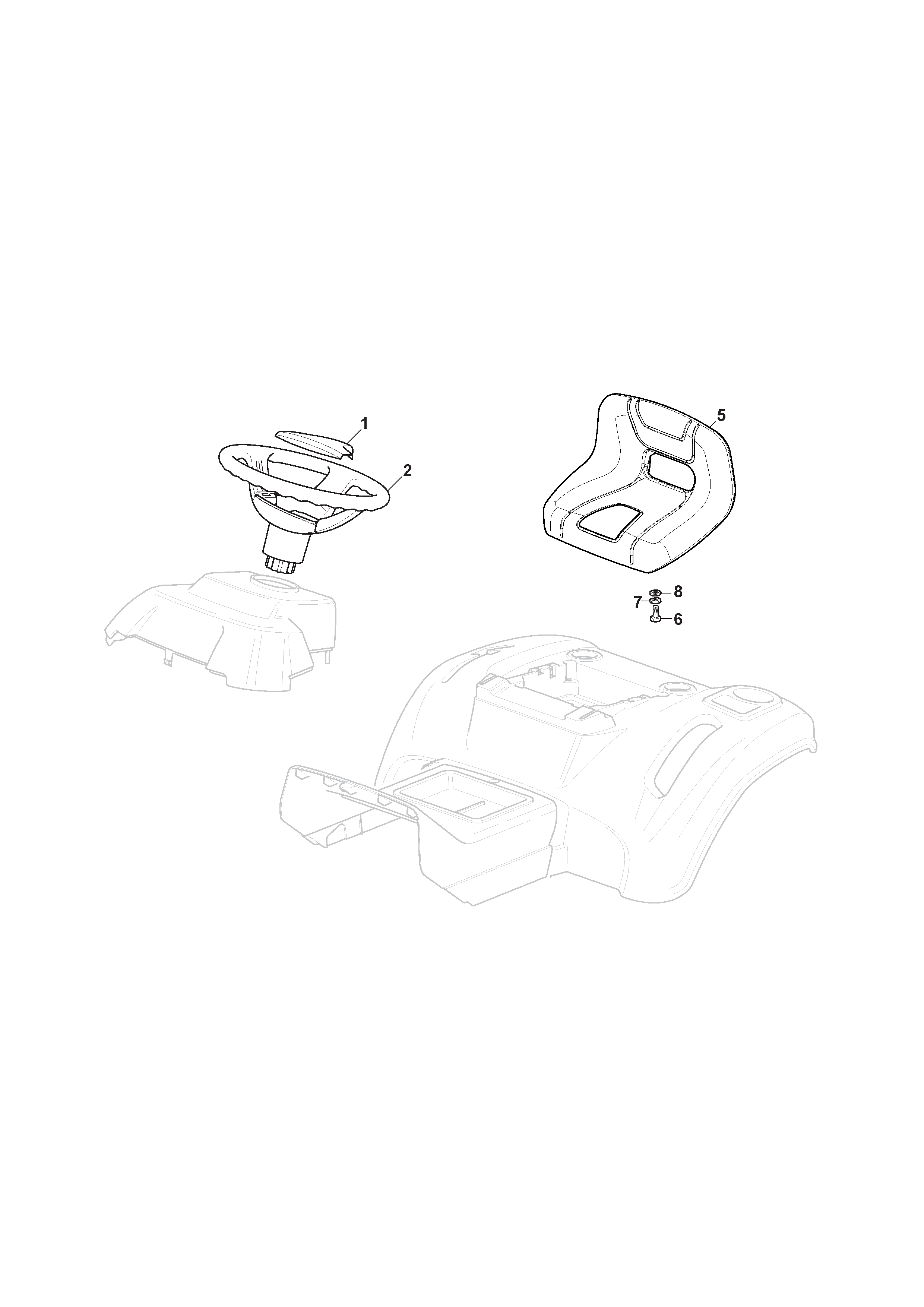 Seat & Steering Wheel