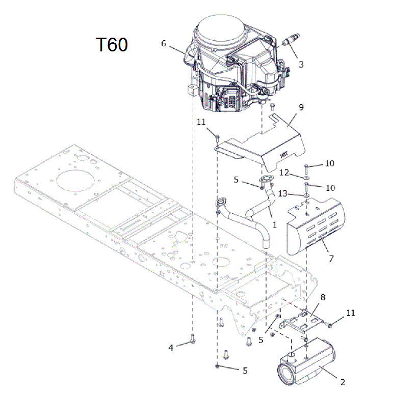 ENGINE ASSY T60