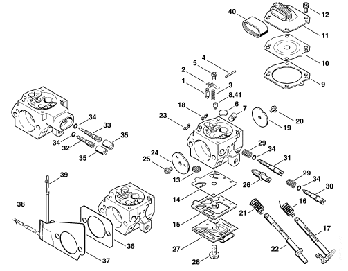 Carburetor HD-15B - HD-17A