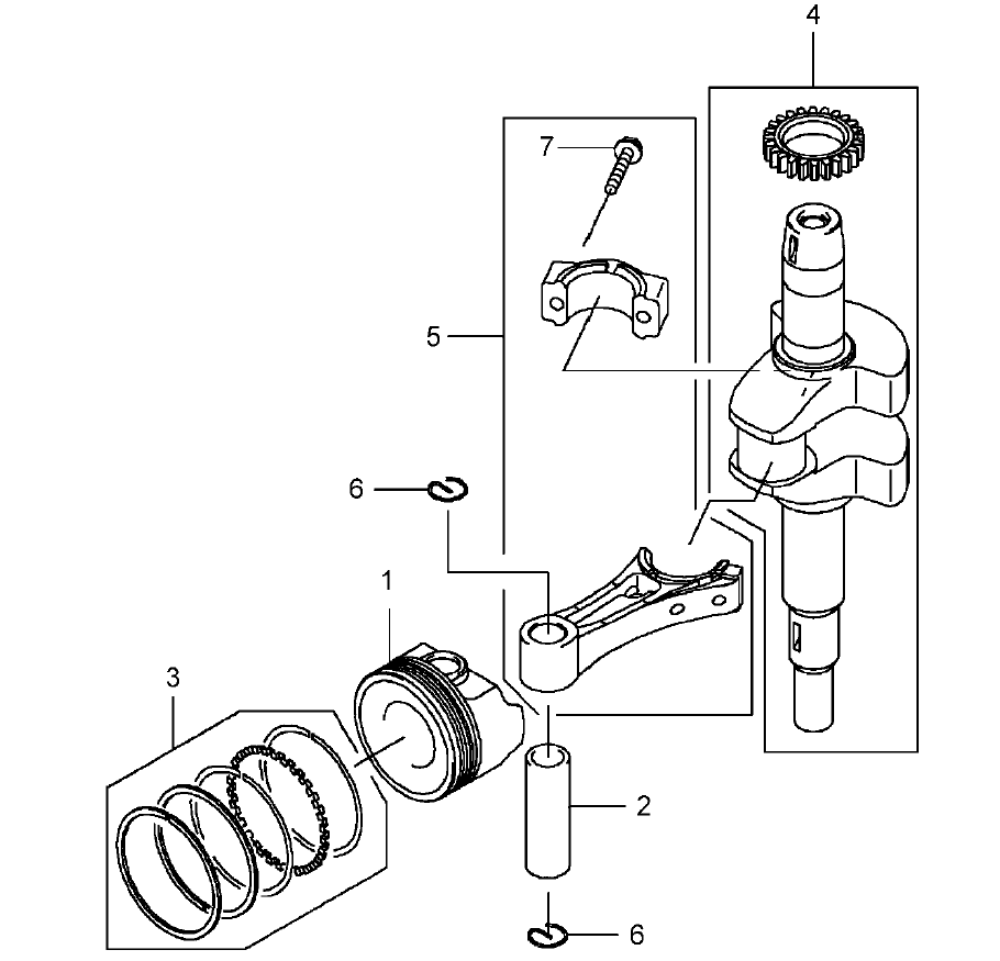 Piston & Crankshaft Assembly