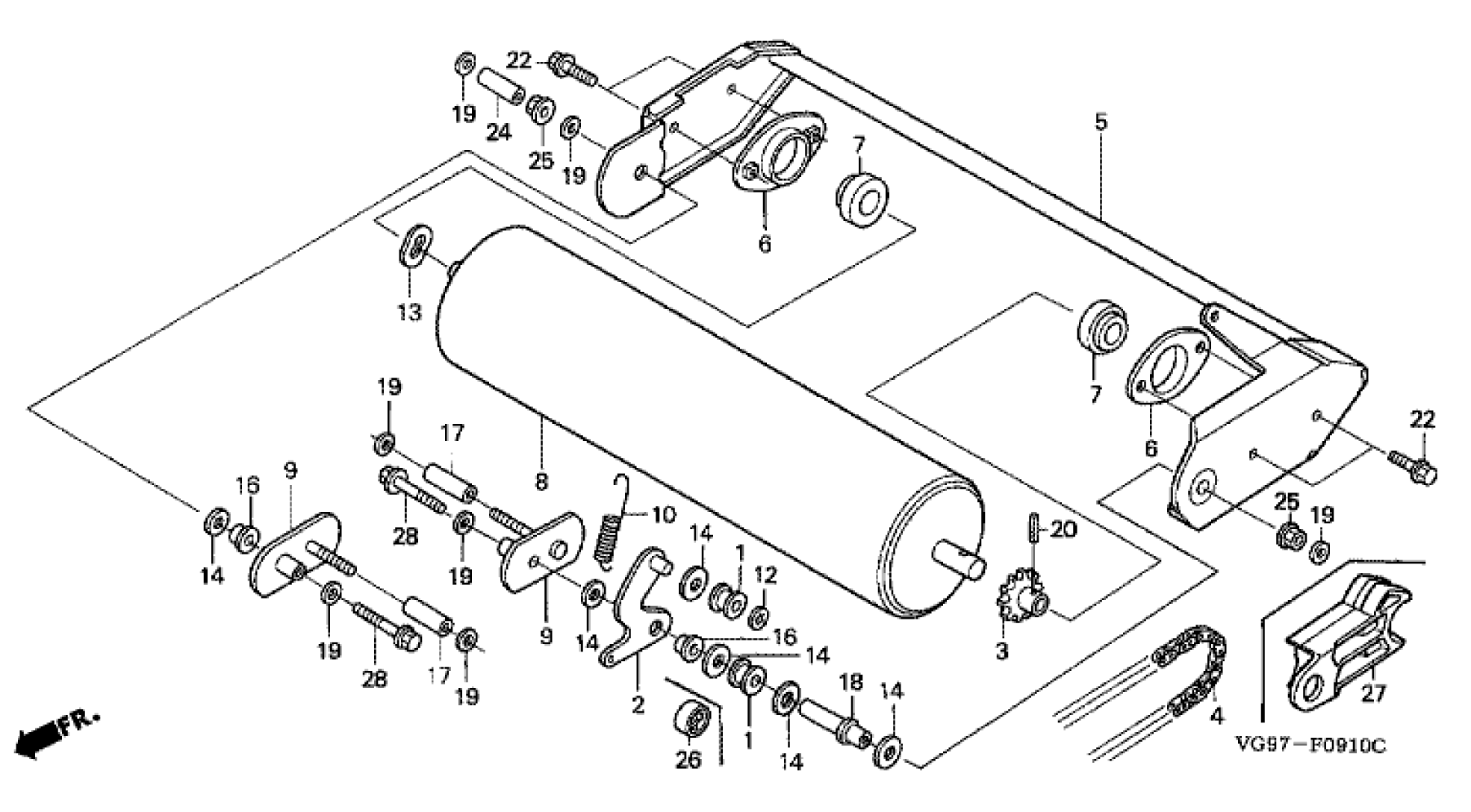 REAR ROLLER