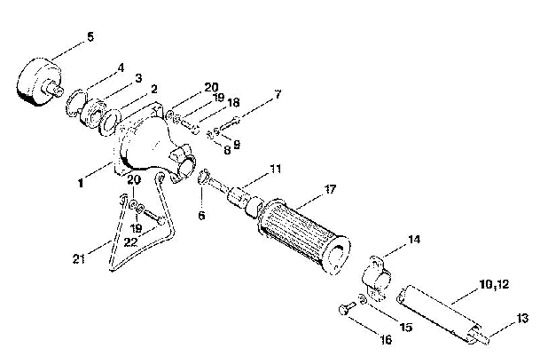 E-Clutch housing, Drive tube