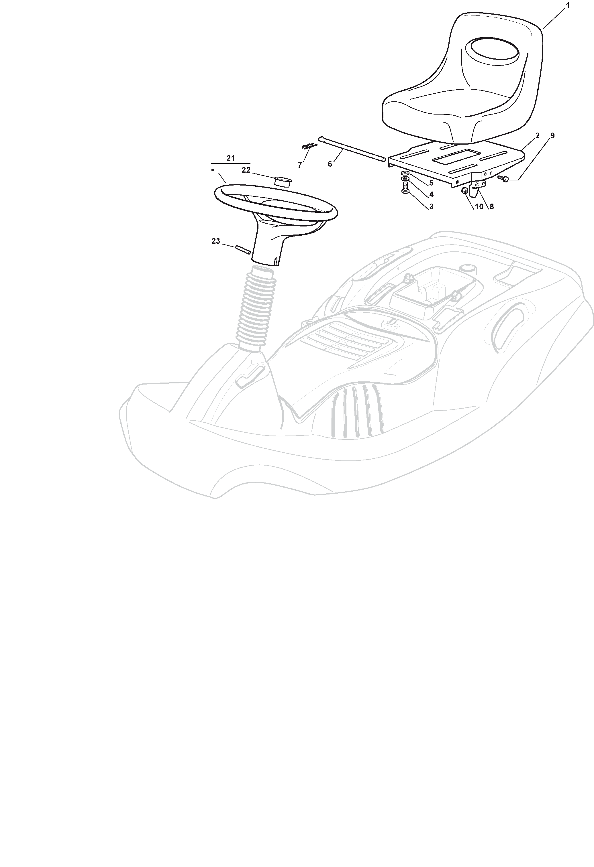 Seat & Steering Wheel