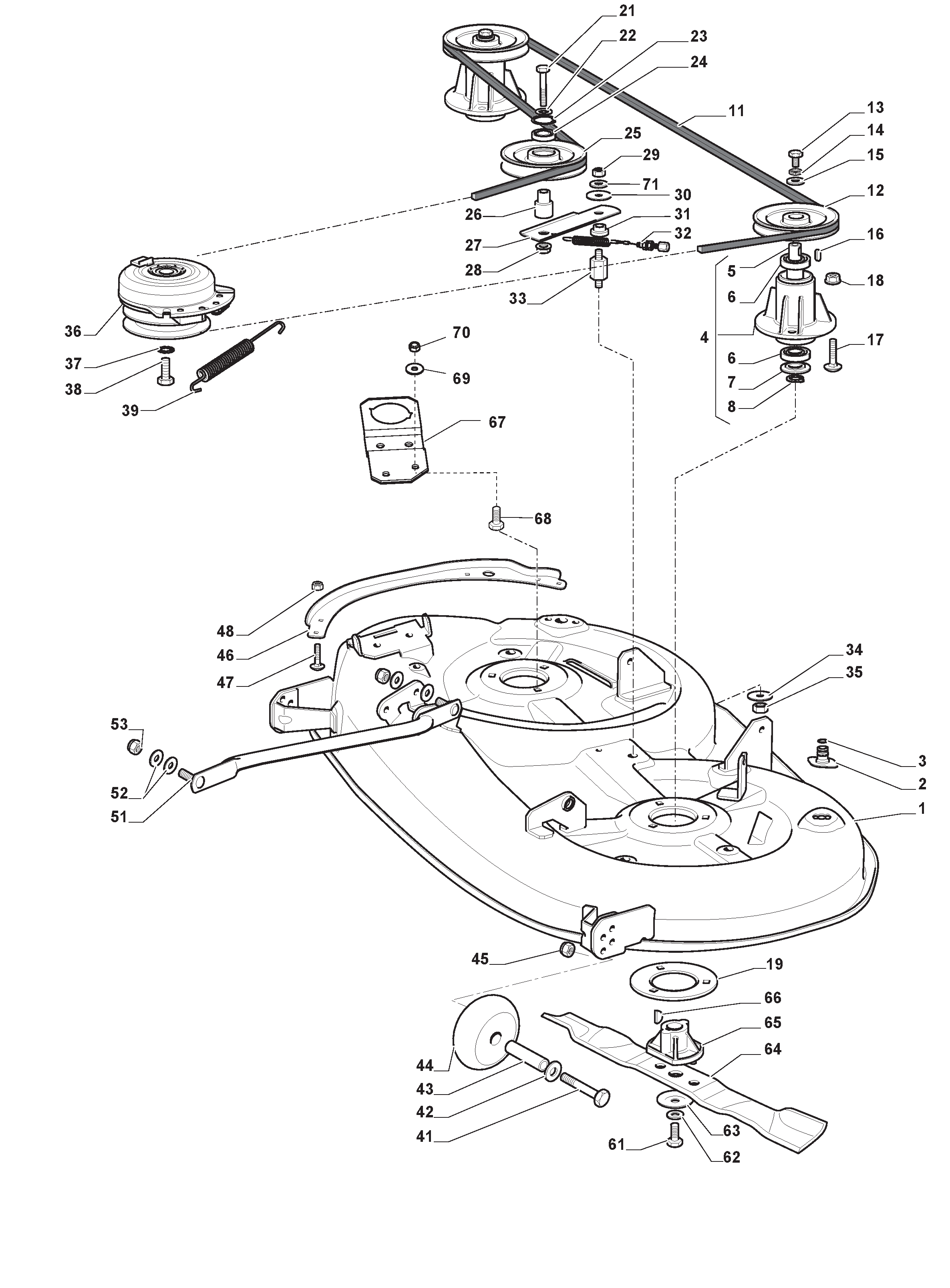 Cutting Plate With Electromagnetic Clutch
