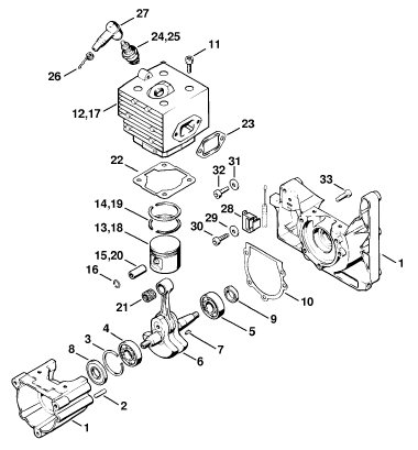 Crankcase Cylinder