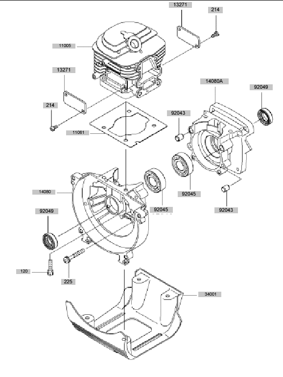 Cylinder - Crankcase