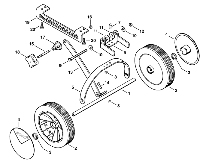 Set of wheels