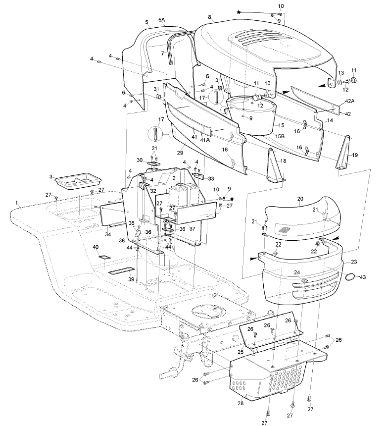 Engine Cover & Grill