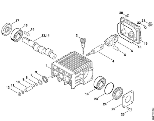 B-Pump housing