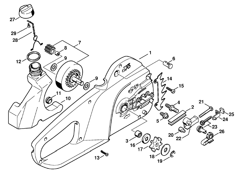 Handle housing