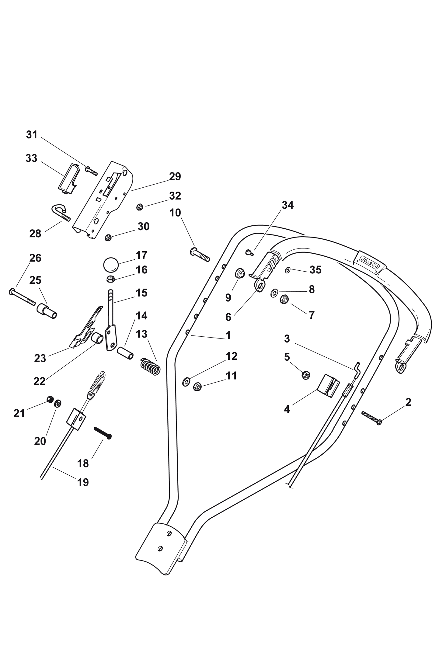 Handle, Upper Part