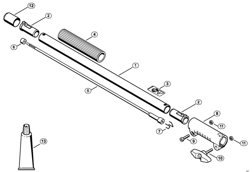 Drive Tube Extension 0.5m