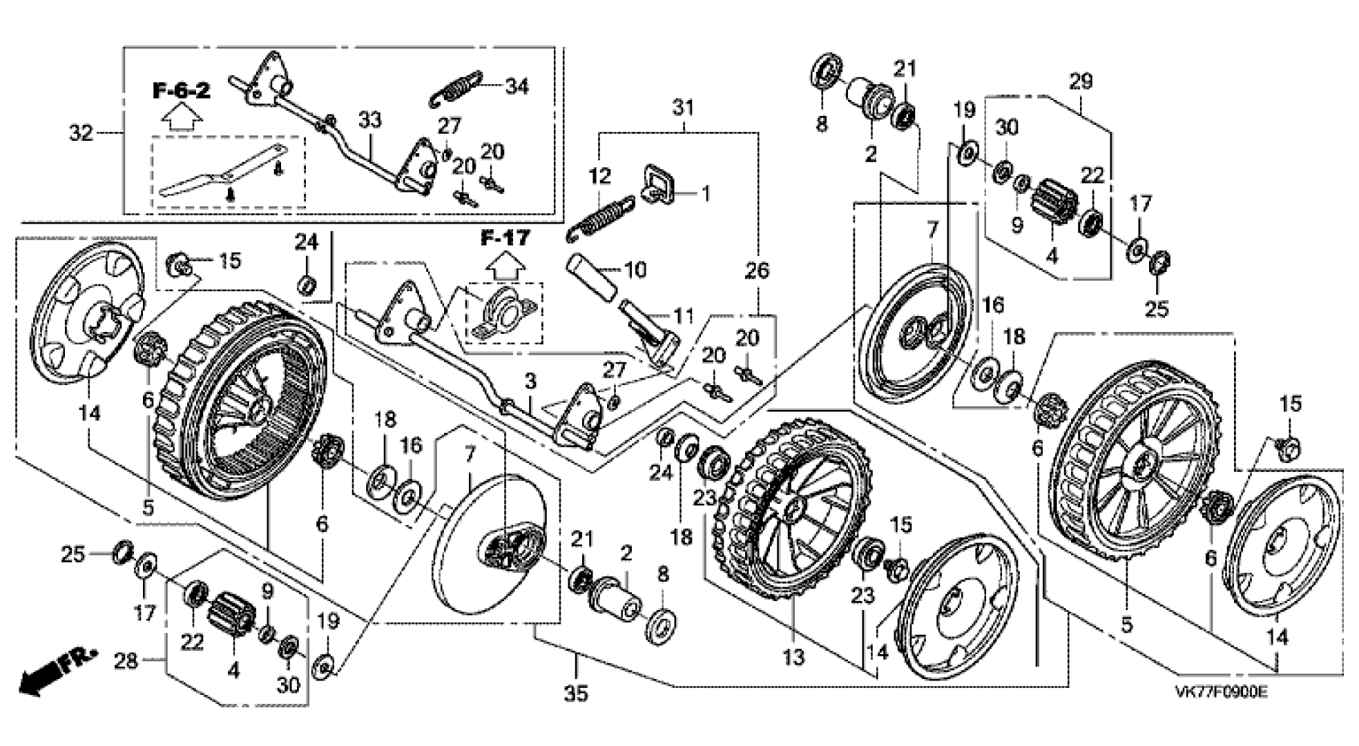 WHEELS & HEIGHT ADJUSTER
