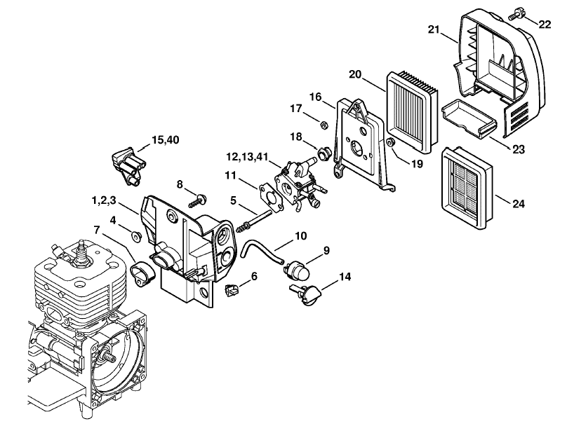 Carburetor housing