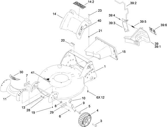 Housing, Rear Cover & Front Axle Assembly