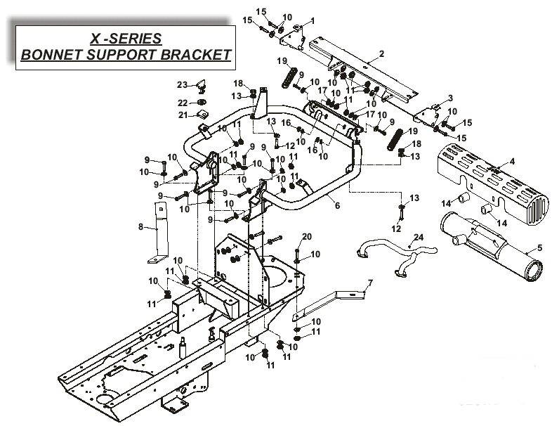 Bonnet Support Bracket
