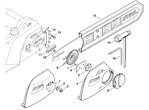 Chain sprocket cover - Tools