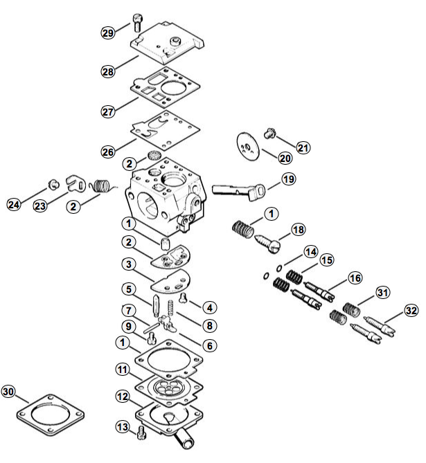 Carburetor Bing 48A101C