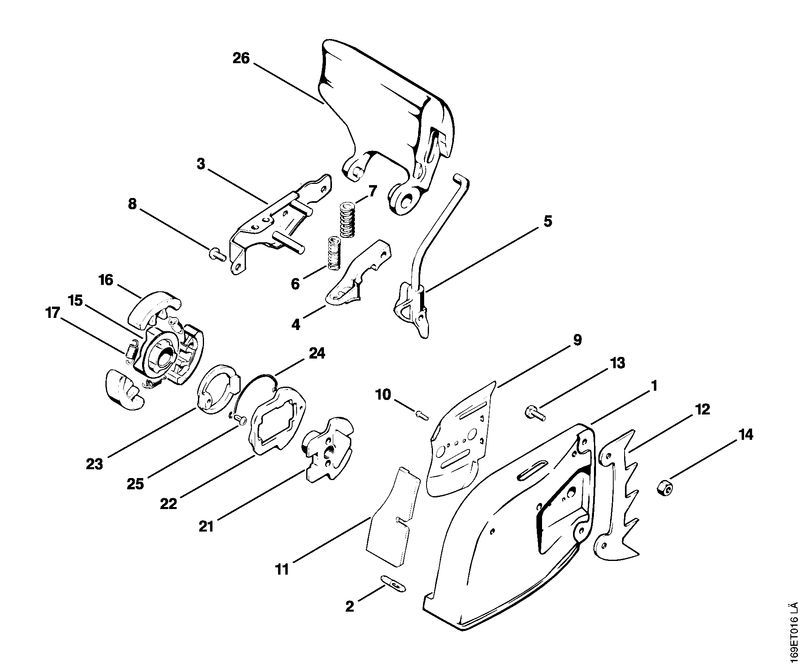Chain Brake With Isolating Clutch