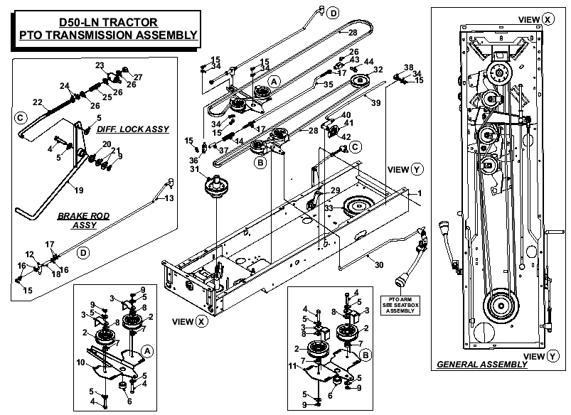 PTO Transmission Assembly