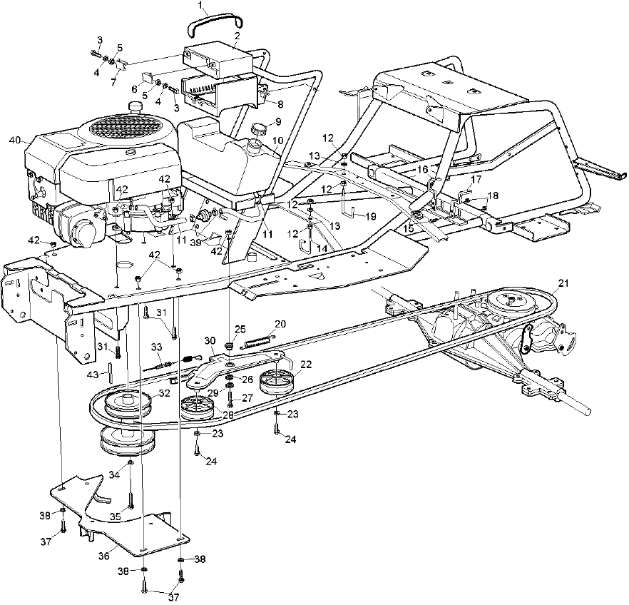 Engine Battery & Drive
