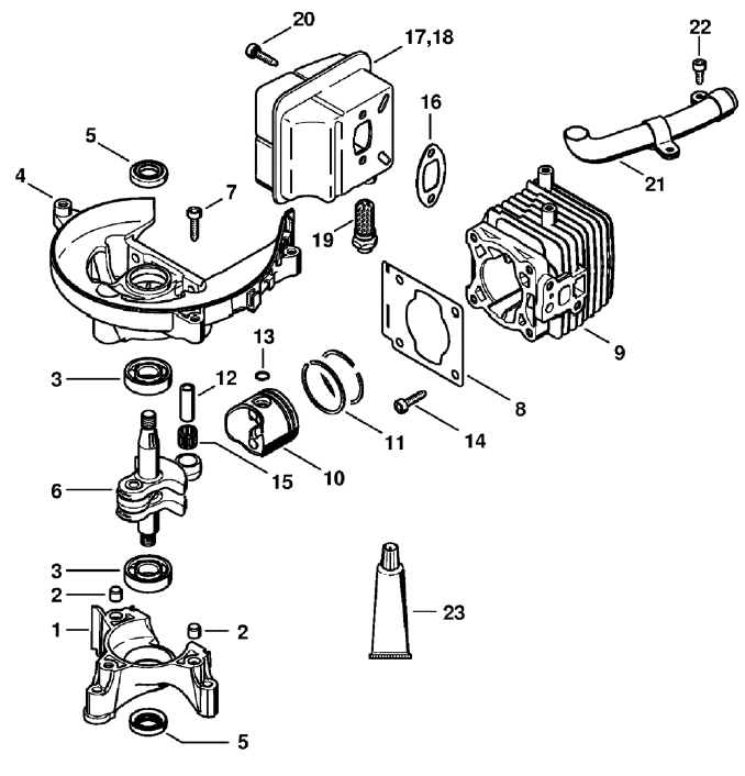 Crankcase - Cylinder