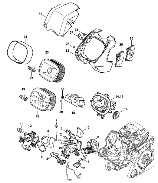 Carburetor bracket