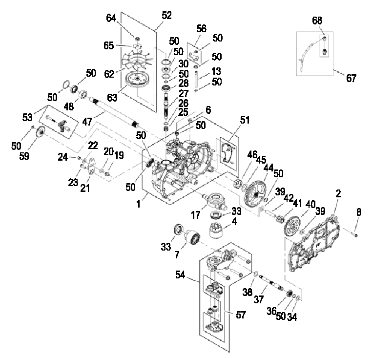 LH Hydro No. 110-6771 Assembly