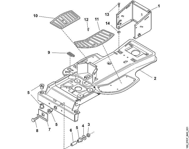 A - Frame, Front Axle