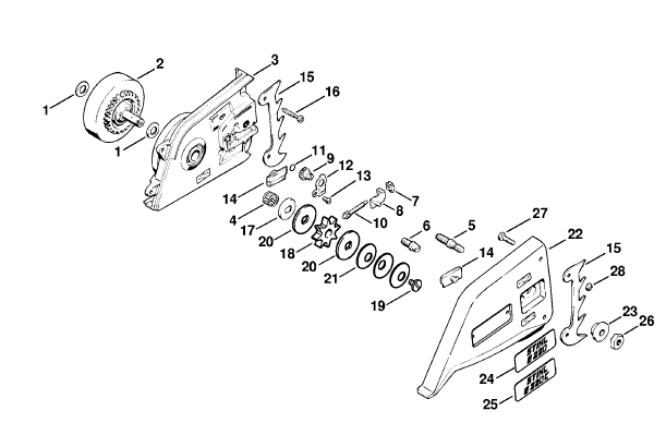 Chain sprocket cover