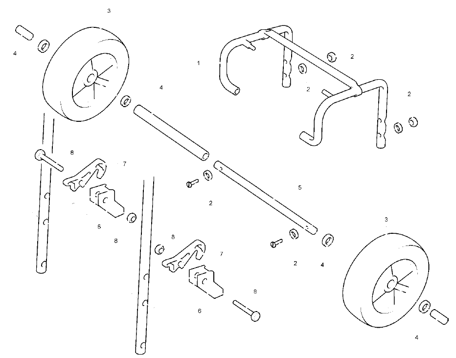 Kit - Undercarriage - Transoport Wheel
