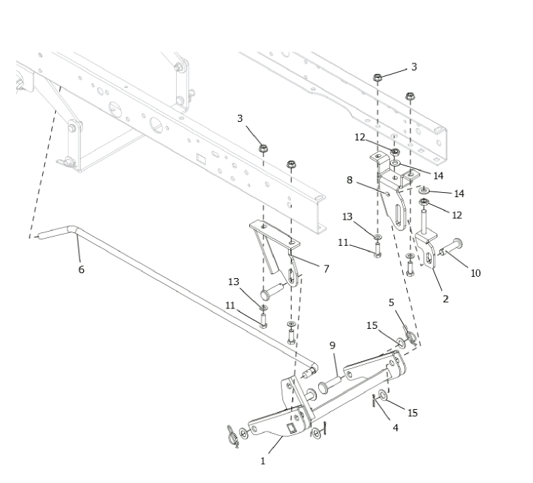 DECK FRONT CRADLE