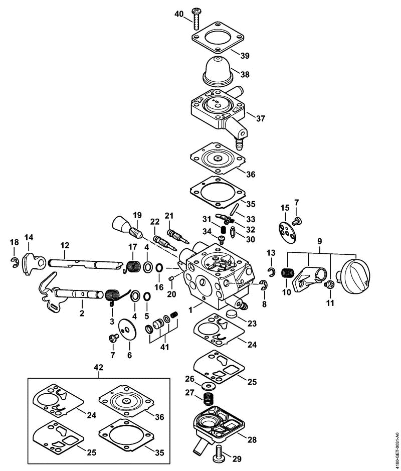 E CARBURETTOR