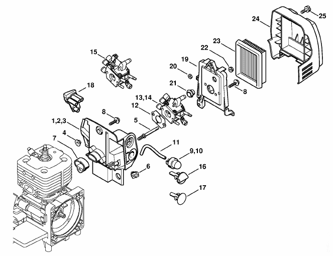 Carburetor housing