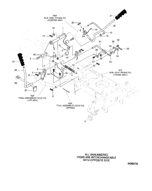 Mower Suspension Assy