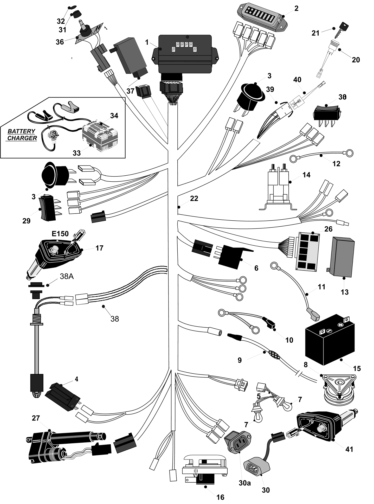 H.E. Wiring Loom