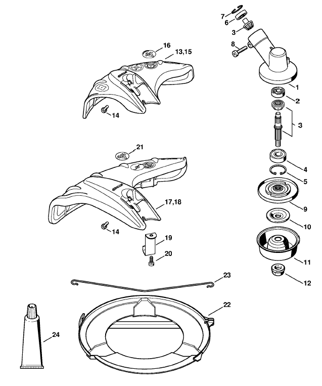 Gear head, Deflector